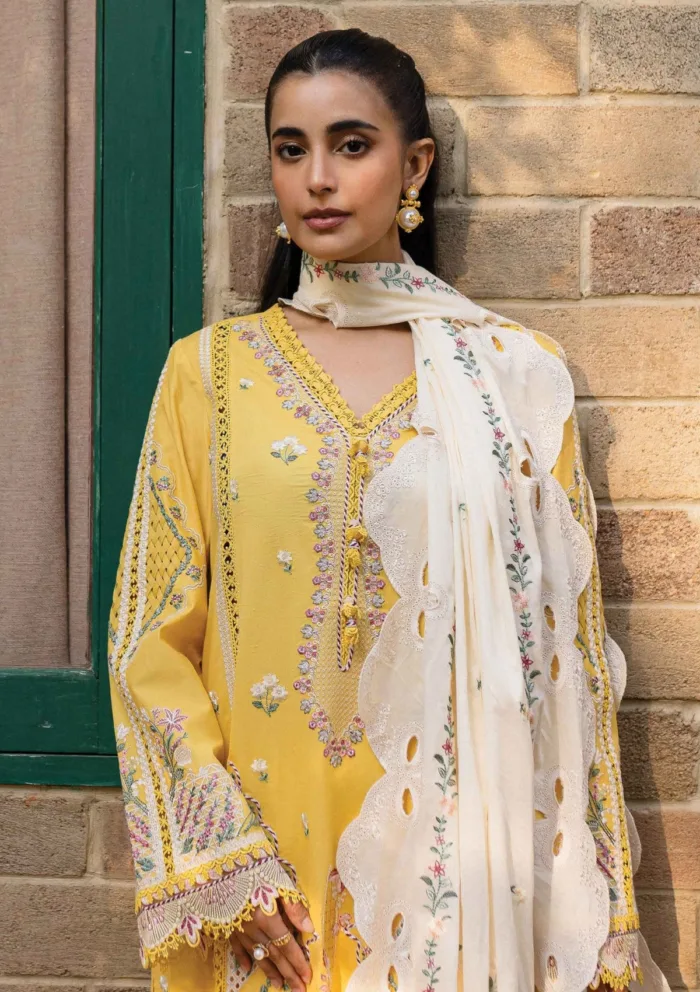 Qalamkar Summer 25 QM 10 OLENA Qline Luxury Lawn Collection - Image 2