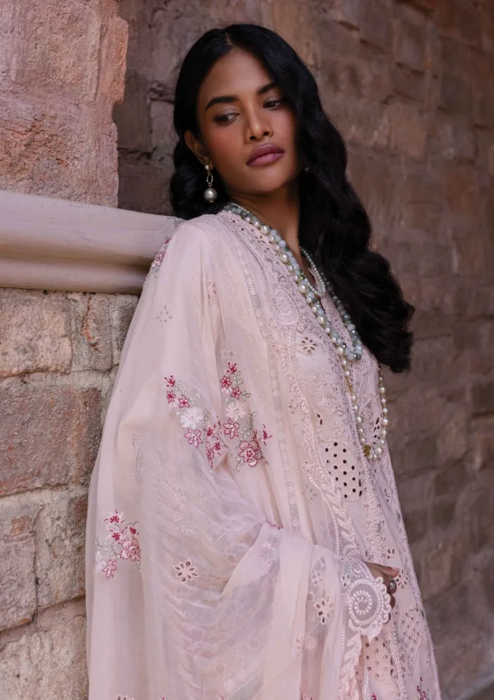 Qalamkar Summer 25 QM 14 NEHA Qline Luxury Lawn Collection - Image 4