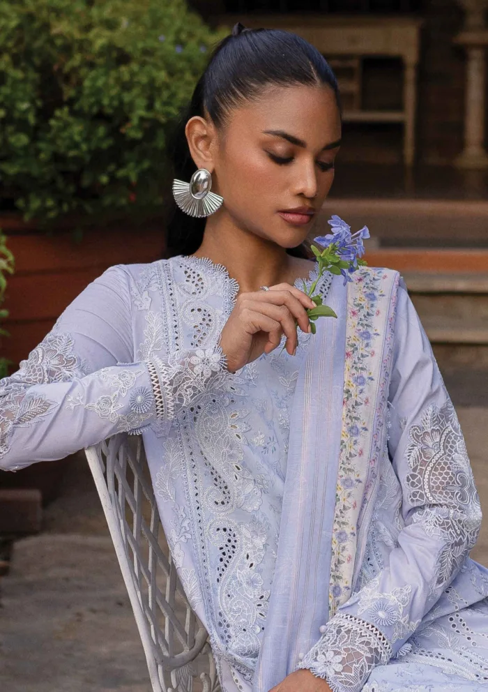 Qalamkar Summer 25 QM 17 LYLA Qline Luxury Lawn Collection - Image 2