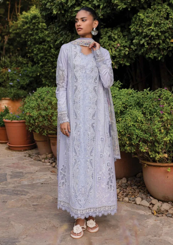 Qalamkar Summer 25 QM 17 LYLA Qline Luxury Lawn Collection - Image 4
