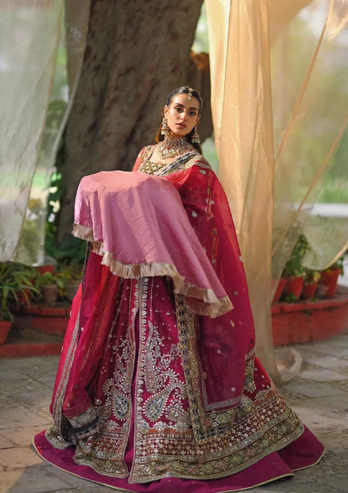 Qalamkar Wedding Formals QS24 04 Rimel Singhar Luxury Lawn Collection - Image 2