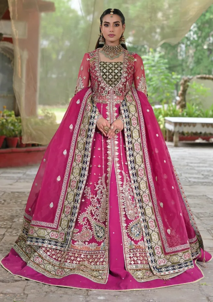 Qalamkar Wedding Formals QS24 04 Rimel Singhar Luxury Lawn Collection - Image 3