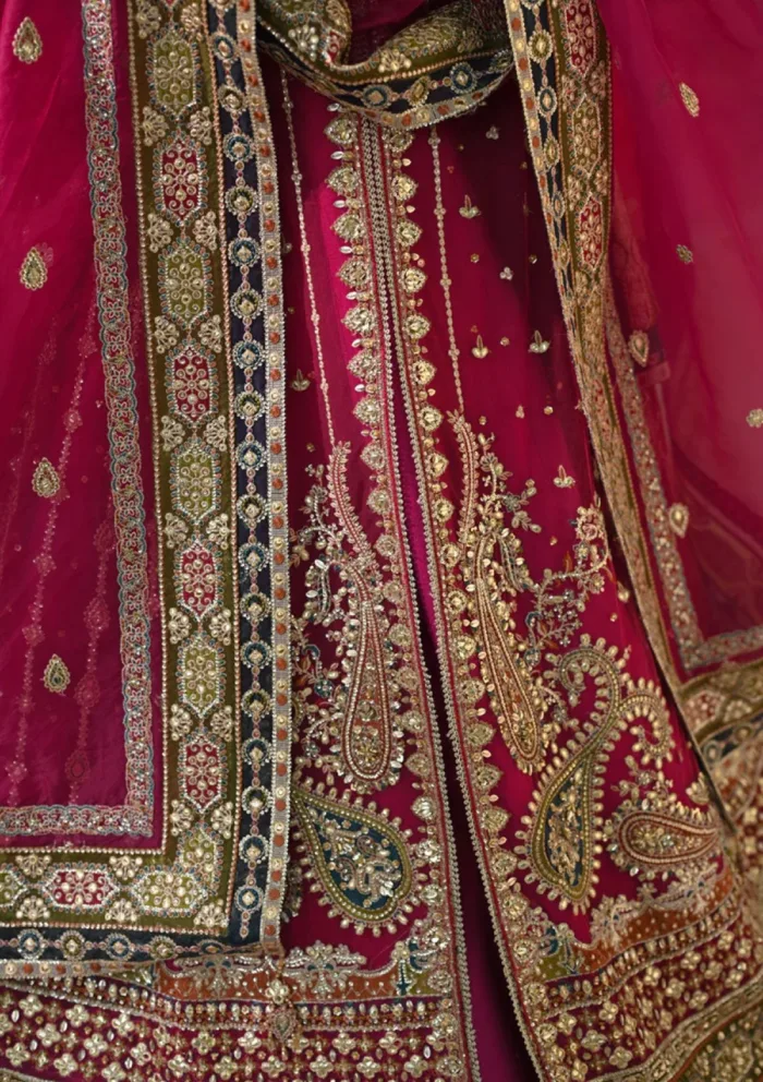 Qalamkar Wedding Formals QS24 04 Rimel Singhar Luxury Lawn Collection - Image 6