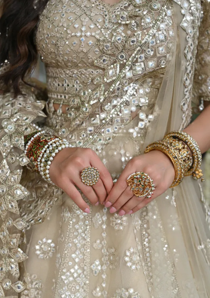 Qalamkar Wedding Formals QS24 06 Roop Singhar Luxury Lawn Collection - Image 2