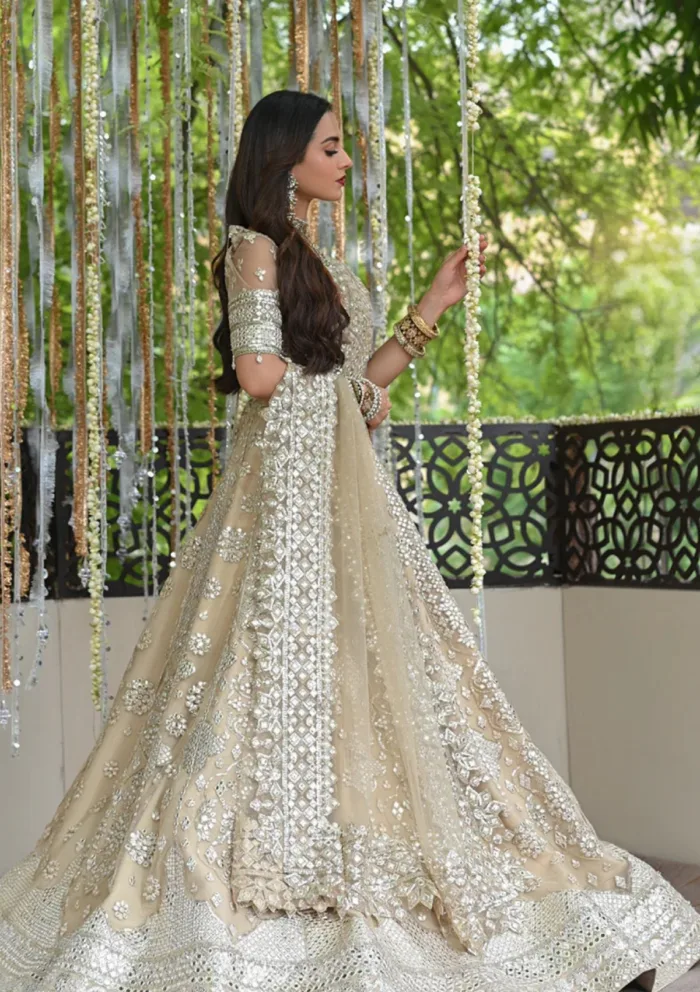 Qalamkar Wedding Formals QS24 06 Roop Singhar Luxury Lawn Collection - Image 3