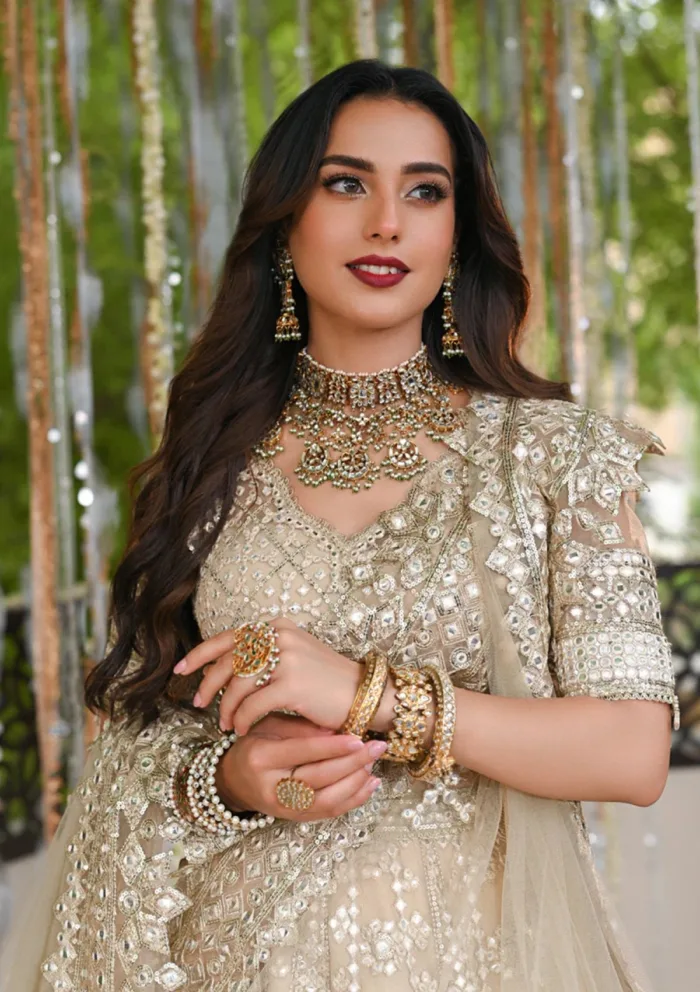 Qalamkar Wedding Formals QS24 06 Roop Singhar Luxury Lawn Collection - Image 4