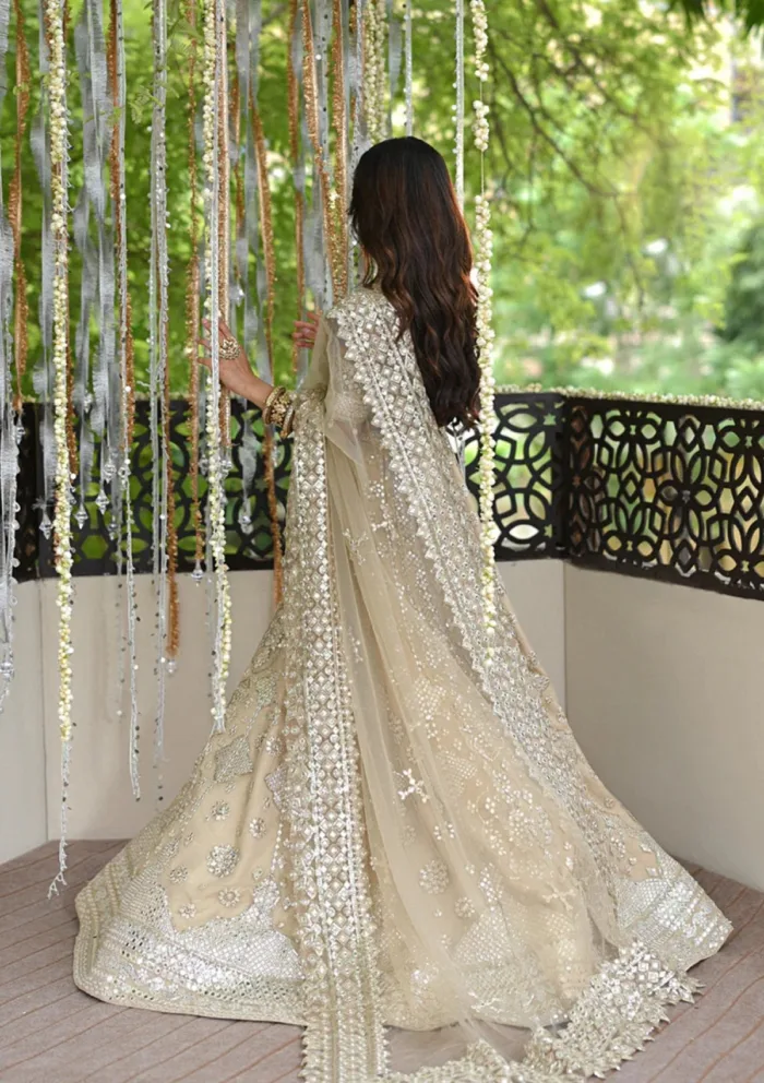 Qalamkar Wedding Formals QS24 06 Roop Singhar Luxury Lawn Collection - Image 6