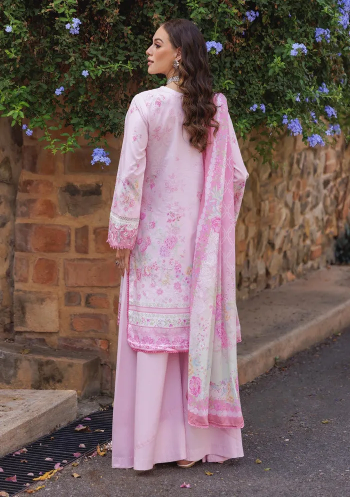 Raj Bari Floral Symphony RNF25 07 Nissa Luxury Lawn Collection - Image 2