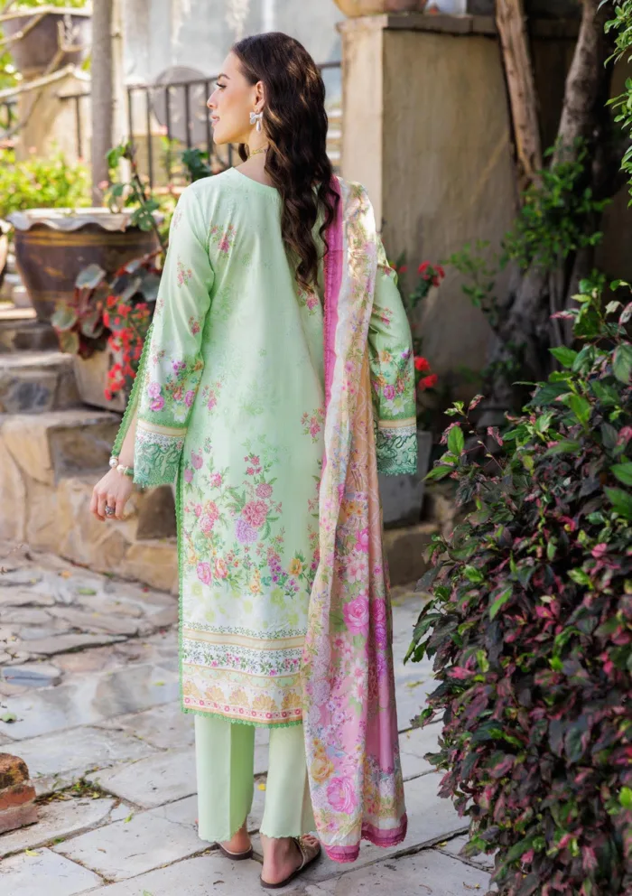 Raj Bari Floral Symphony RNF25 10 Nissa Luxury Lawn Collection - Image 2