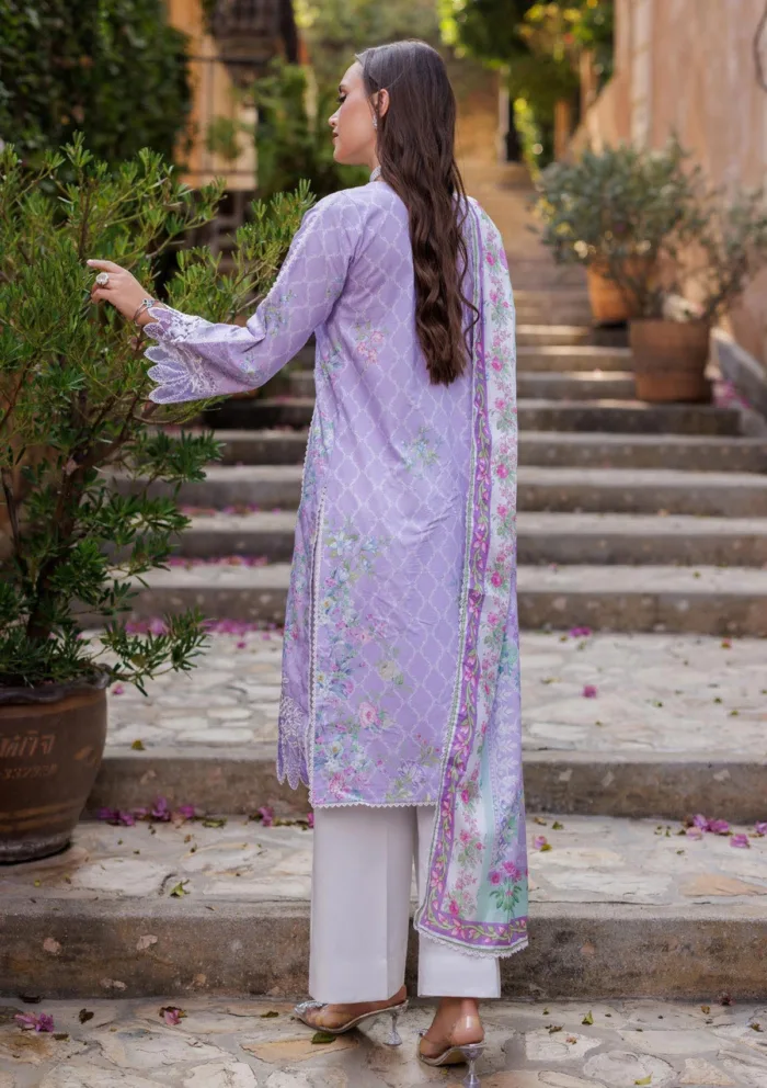 Raj Bari Floral Symphony RNF25 11 Nissa Luxury Lawn Collection - Image 2