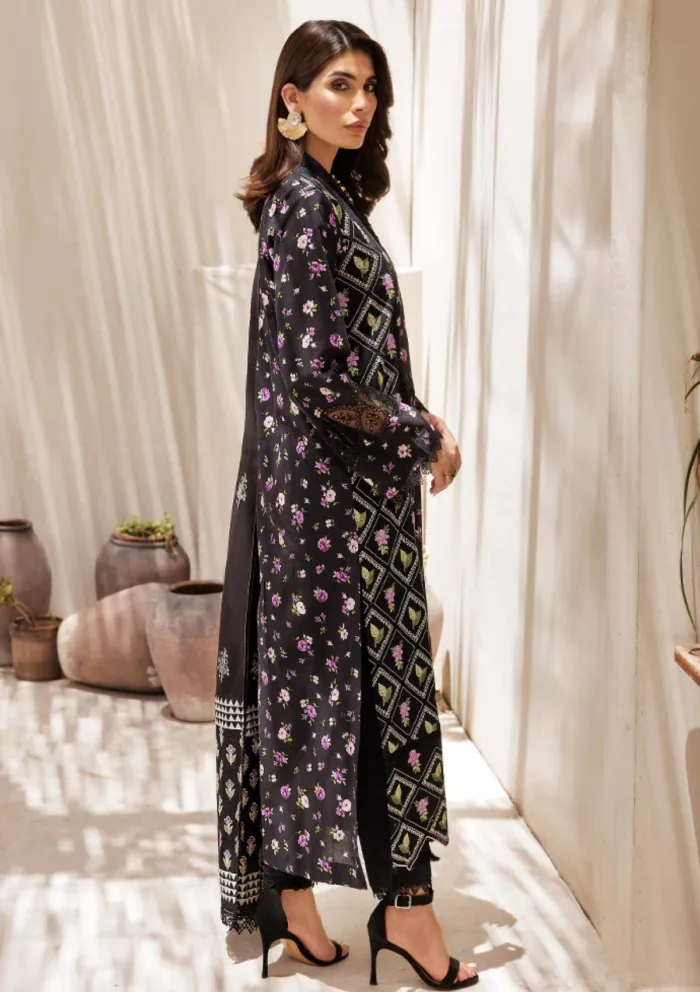 Rajbari D 01 Nissa Chikankari Edition S/S 25 Luxury Lawn Collection - Image 5