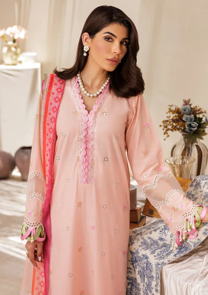 Rajbari D 03 Nissa Chikankari Edition S/S 25 Luxury Lawn Collection - Image 2