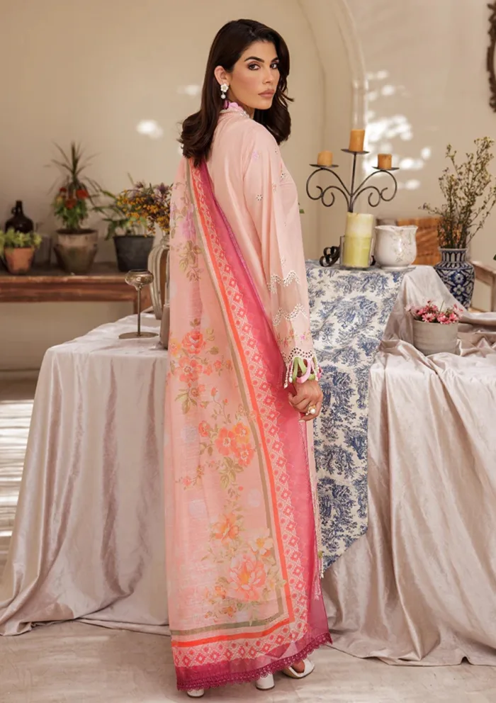 Rajbari D 03 Nissa Chikankari Edition S/S 25 Luxury Lawn Collection - Image 3