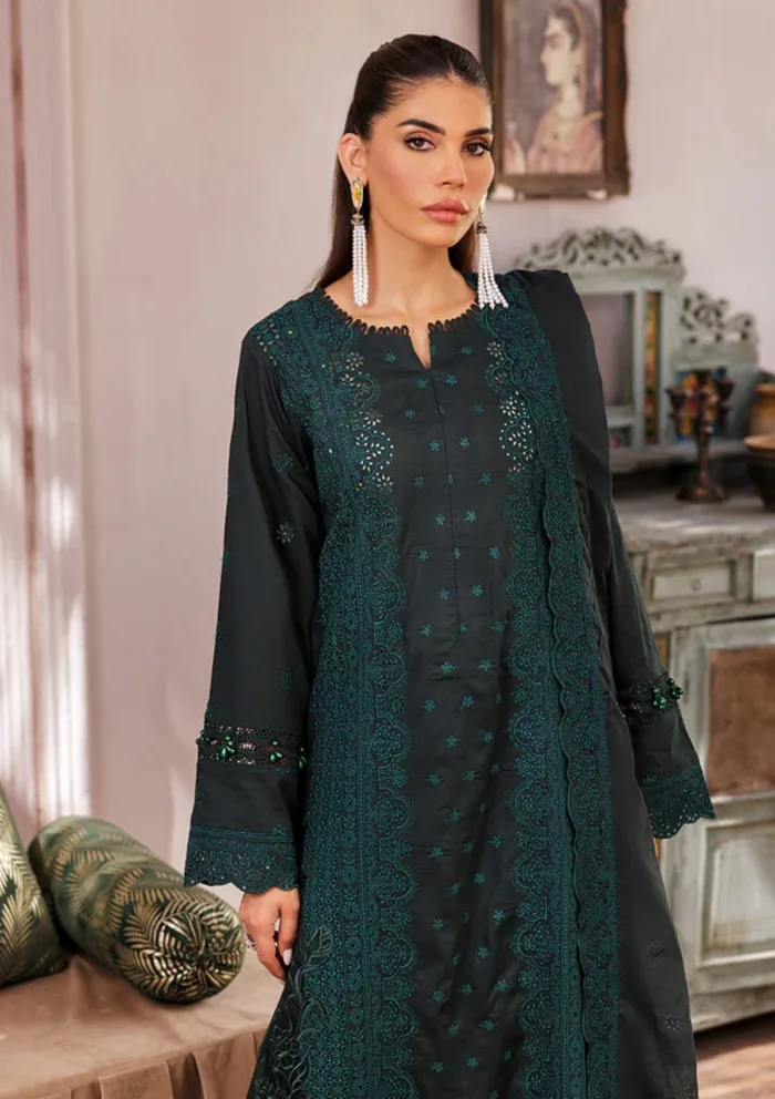 Rajbari D 05 Nissa Chikankari Edition S/S 25 Luxury Lawn Collection - Image 5