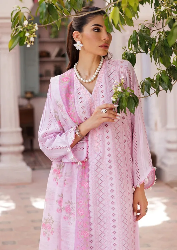 Rajbari D 06 Nissa Chikankari Edition S/S 25 Luxury Lawn Collection - Image 2