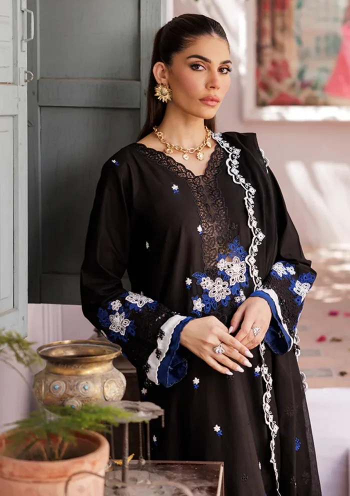 Rajbari D 08 Nissa Chikankari Edition S/S 25 Luxury Lawn Collection - Image 2
