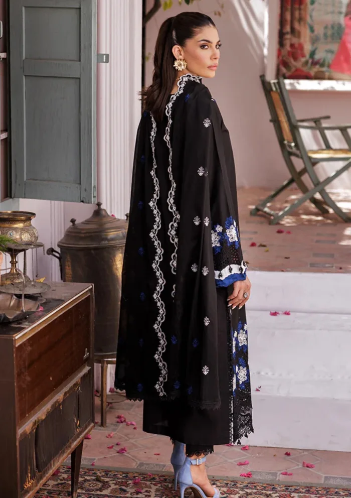 Rajbari D 08 Nissa Chikankari Edition S/S 25 Luxury Lawn Collection - Image 5
