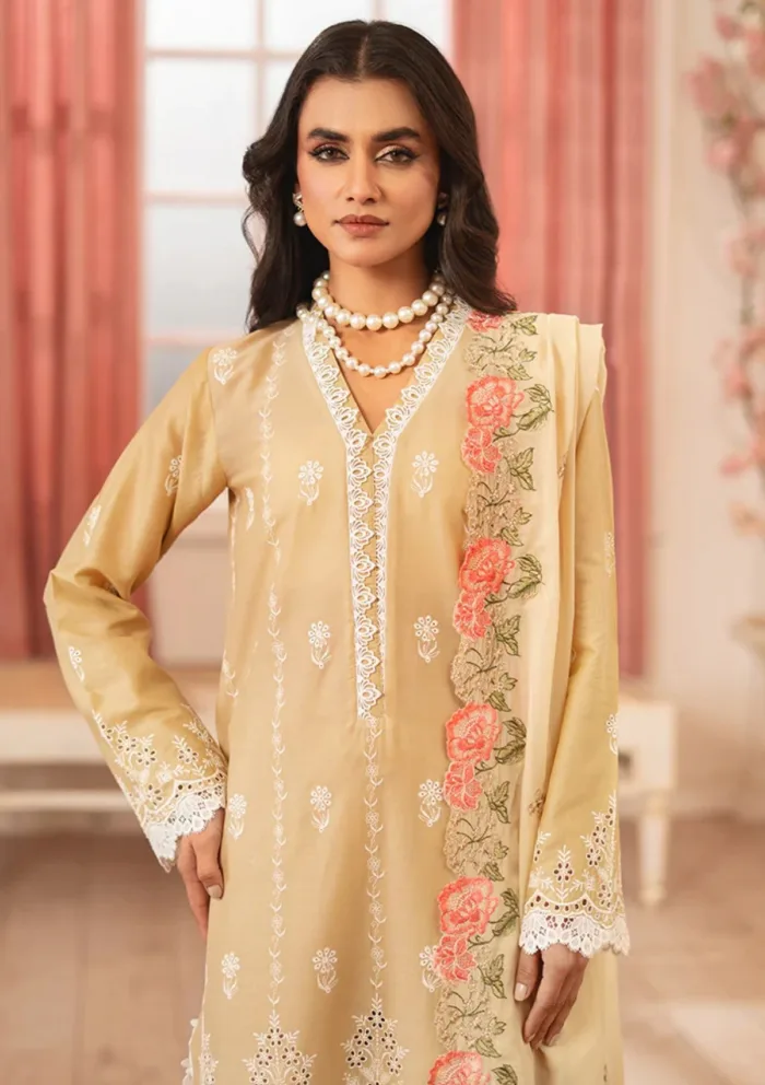Rajbari D 10 Nissa Chikankari Edition S/S 25 Luxury Lawn Collection - Image 3