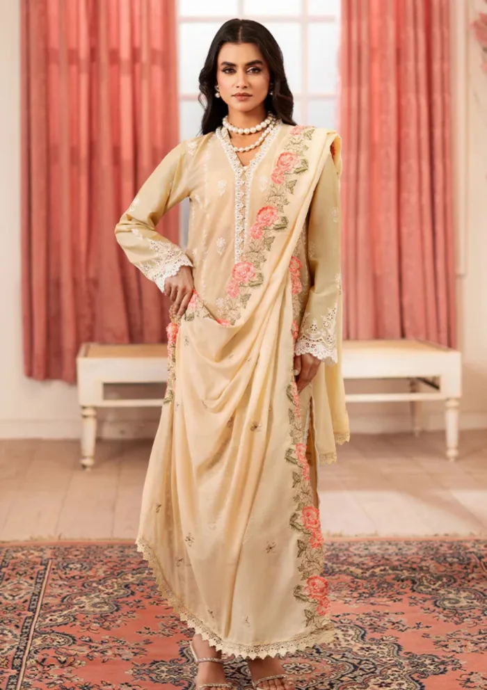 Rajbari D 10 Nissa Chikankari Edition S/S 25 Luxury Lawn Collection - Image 4