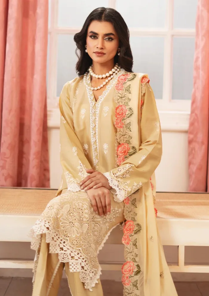 Rajbari D 10 Nissa Chikankari Edition S/S 25 Luxury Lawn Collection - Image 5