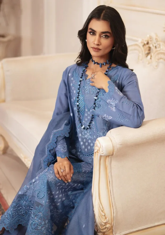 Rajbari D 11 Nissa Chikankari Edition S/S 25 Luxury Lawn Collection - Image 2