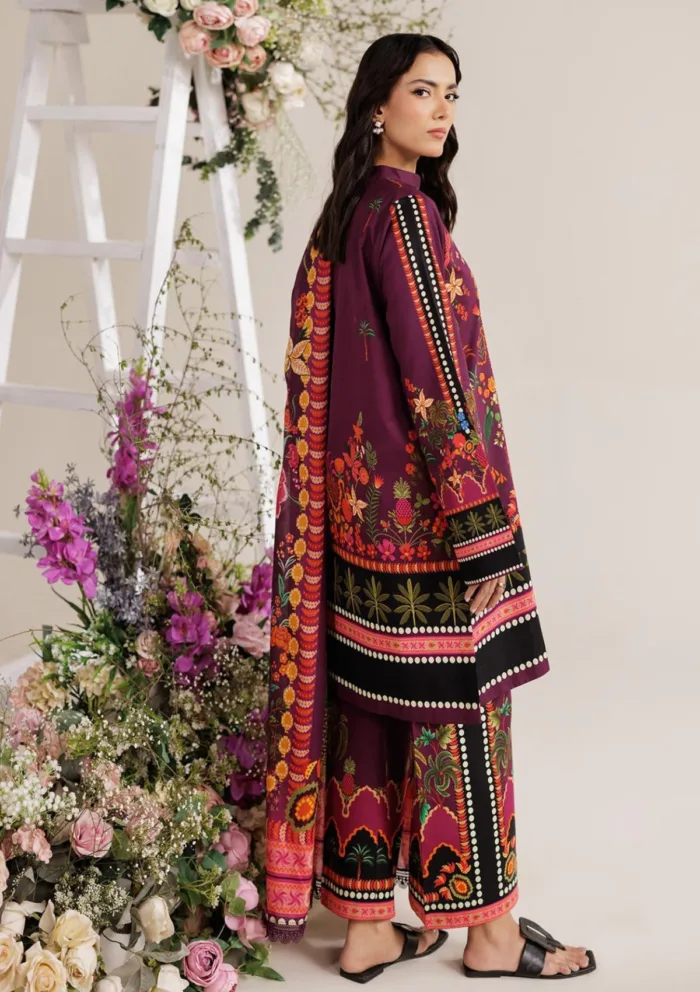 Rajbari Summer Prints Exclusive RSP 03 Amal Luxury Lawn Collection - Image 3
