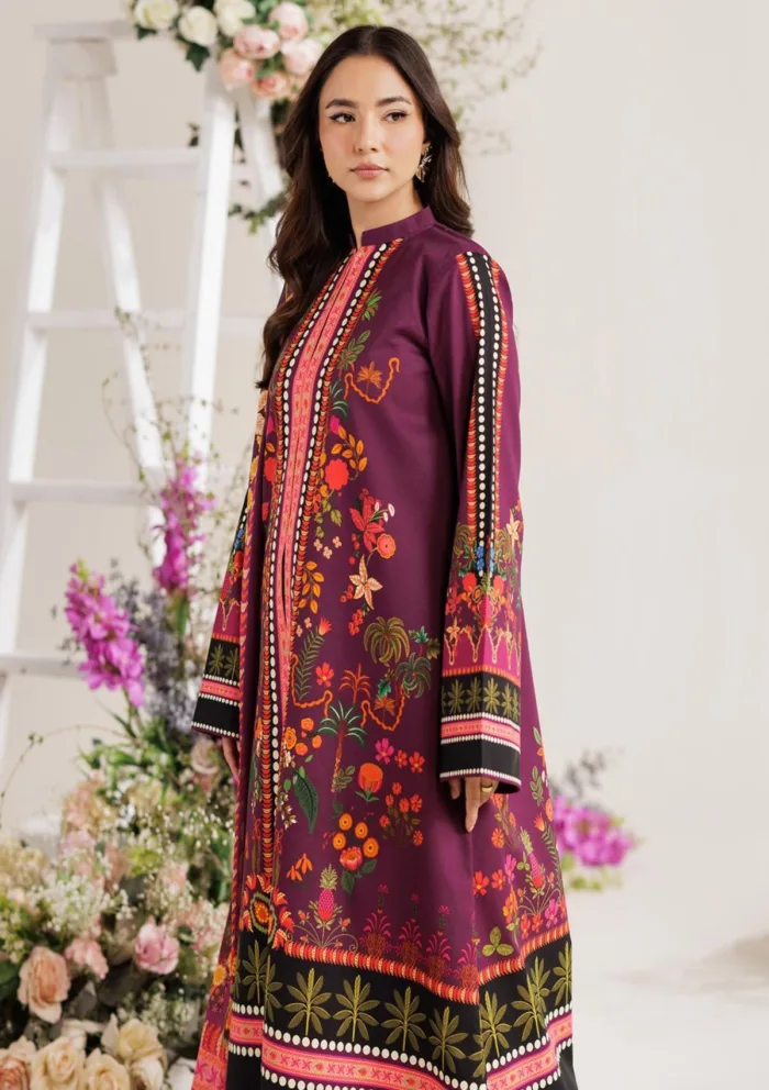 Rajbari Summer Prints Exclusive RSP 03 Amal Luxury Lawn Collection - Image 4