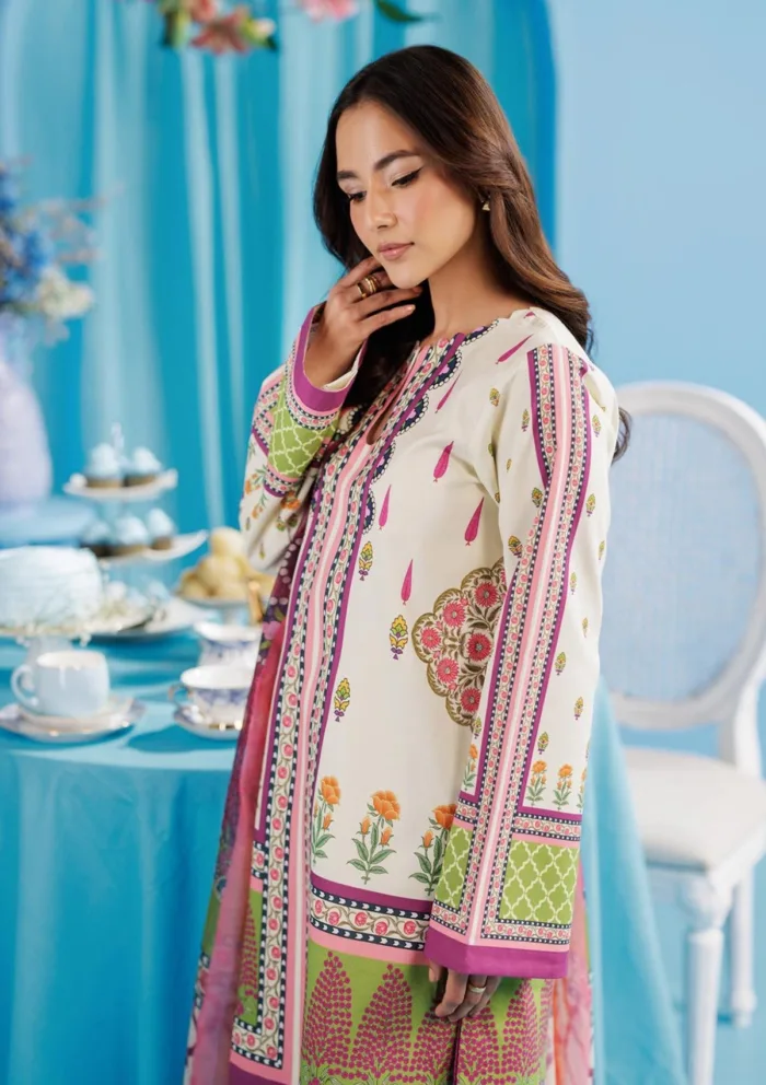 Rajbari Summer Prints Exclusive RSP 04 Amal Luxury Lawn Collection - Image 2