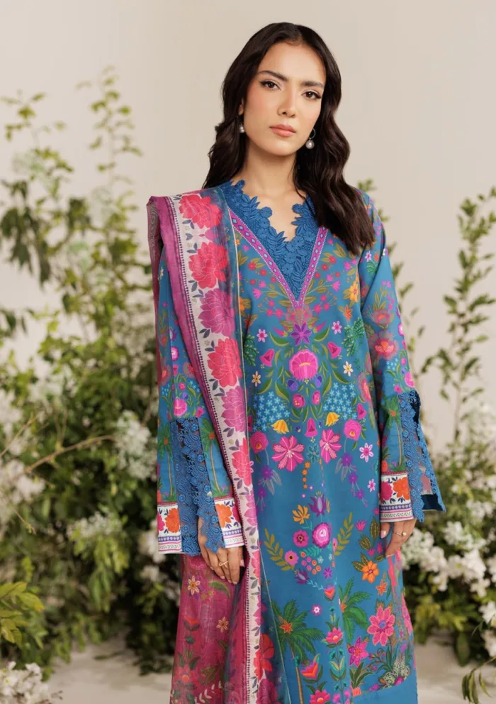 Rajbari Summer Prints Exclusive RSP 05 Amal Luxury Lawn Collection - Image 3