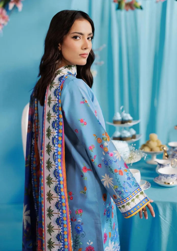 Rajbari Summer Prints Exclusive RSP 08 Amal Luxury Lawn Collection - Image 2