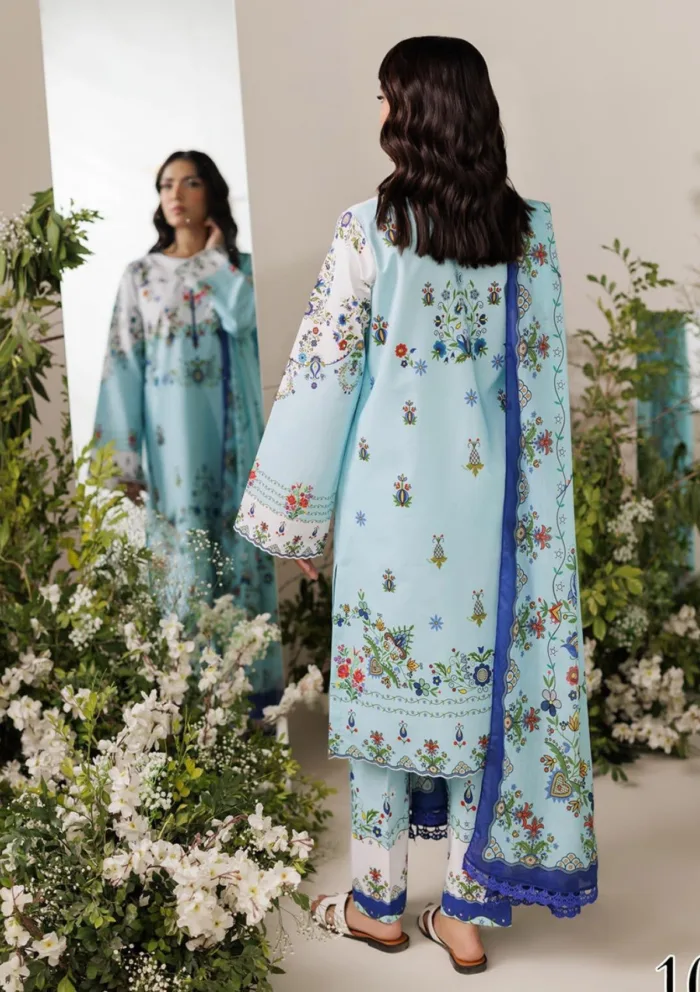 Rajbari Summer Prints Exclusive RSP 10 Amal Luxury Lawn Collection - Image 2
