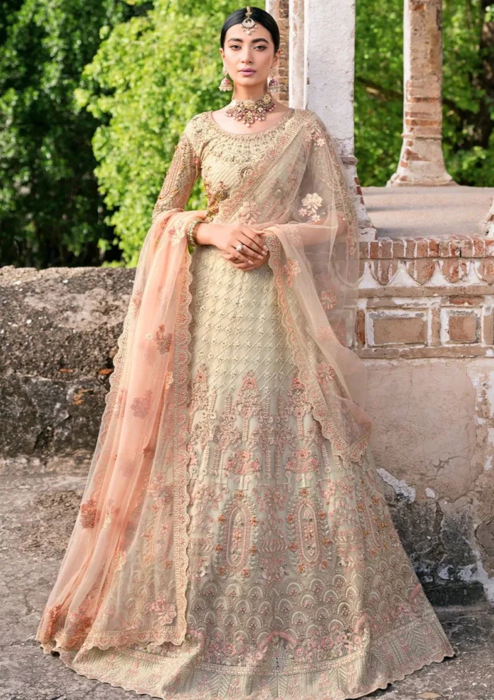 Ramsha H 202 Wedding Luxury Lawn Collection - Image 2