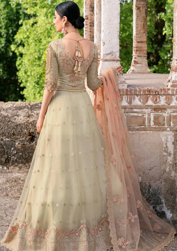 Ramsha H 202 Wedding Luxury Lawn Collection - Image 3