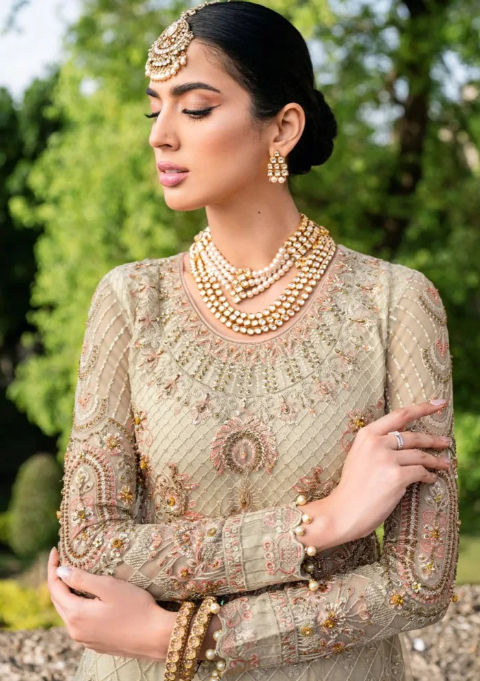 Ramsha H 202 Wedding Luxury Lawn Collection - Image 9