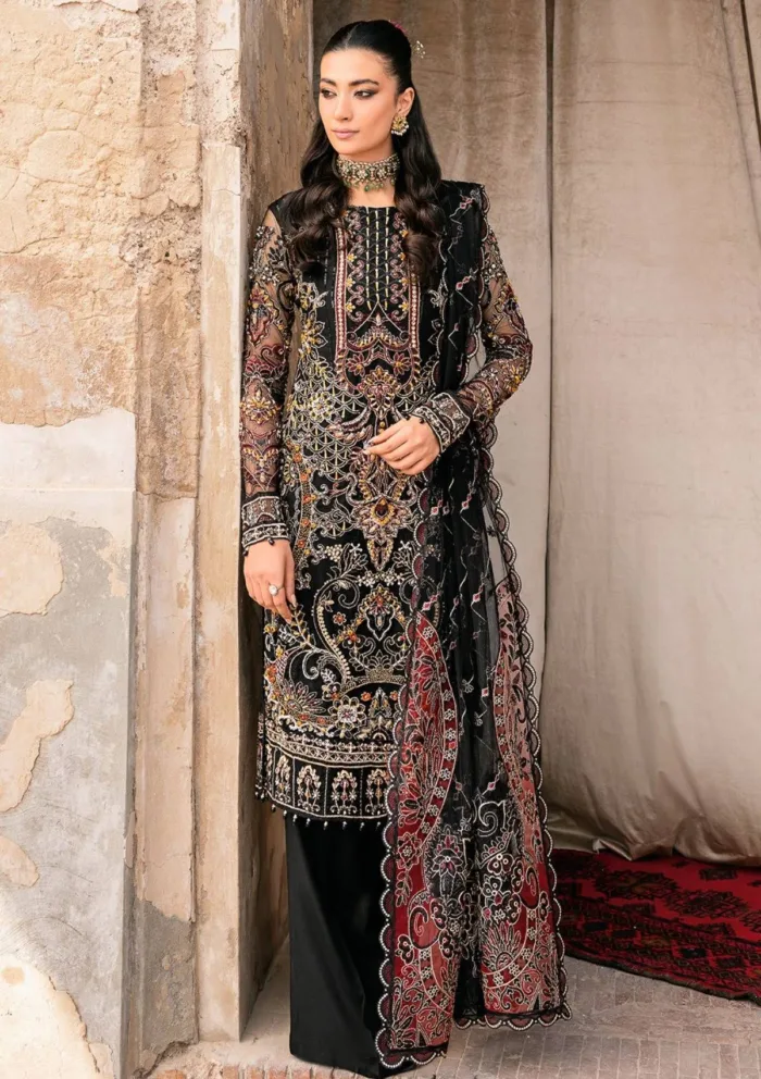 Ramsha H 205 Wedding Luxury Lawn Collection - Image 2