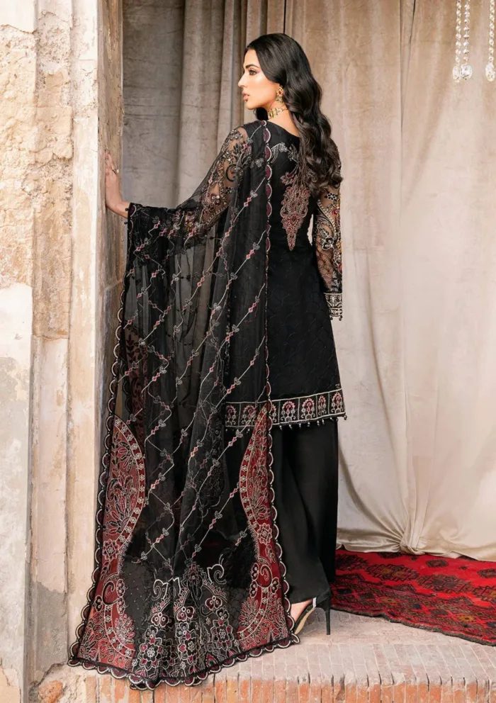 Ramsha H 205 Wedding Luxury Lawn Collection - Image 10