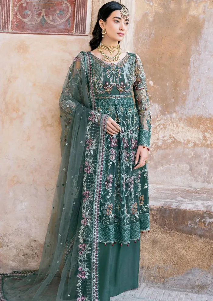 Ramsha H 208 Wedding Luxury Lawn Collection - Image 3