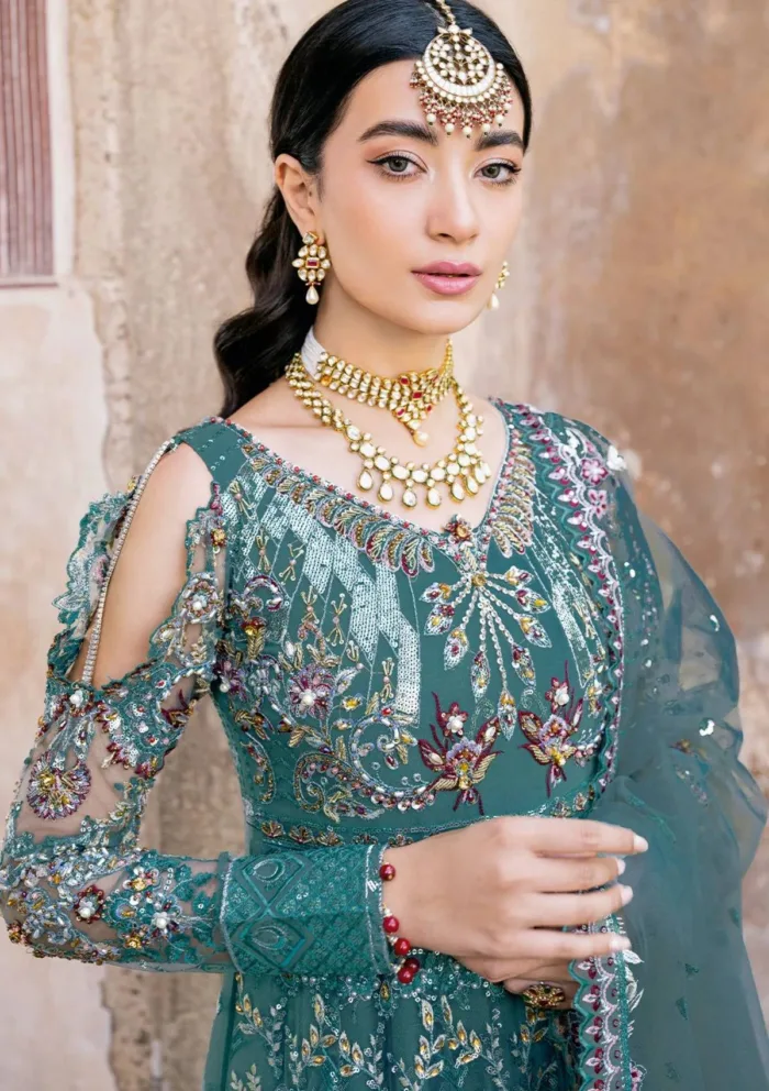 Ramsha H 208 Wedding Luxury Lawn Collection - Image 4