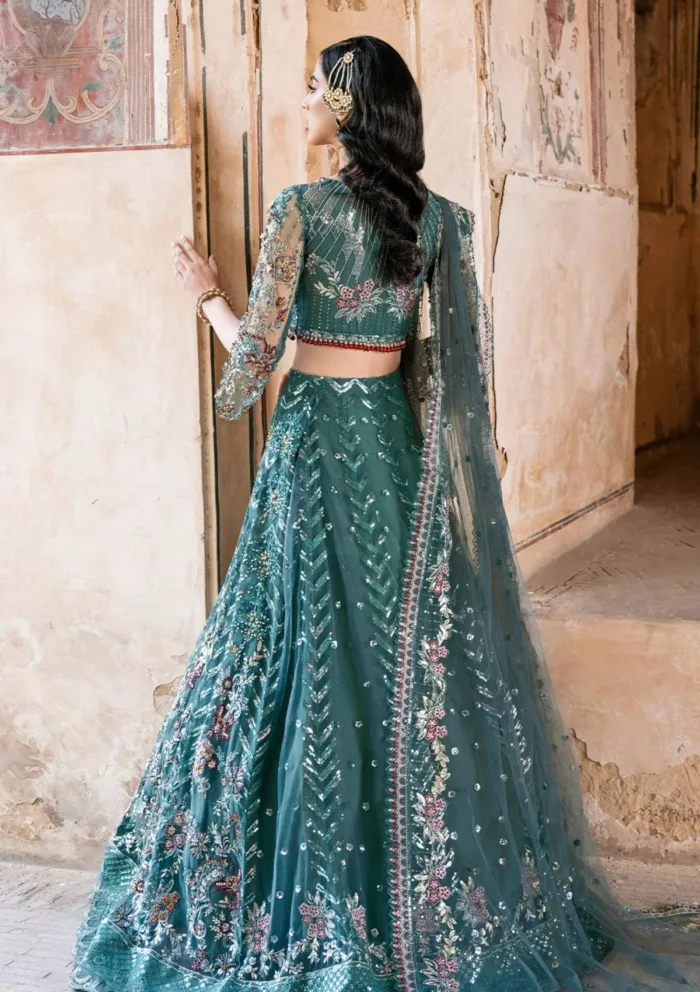 Ramsha H 208 Wedding Luxury Lawn Collection - Image 10