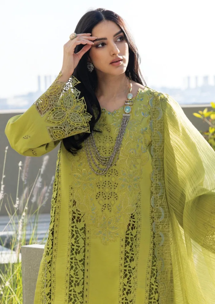 Rang Rasiya Summer Edit 25 RRC 02 Aaleen Carnation Luxury Lawn Collection - Image 2