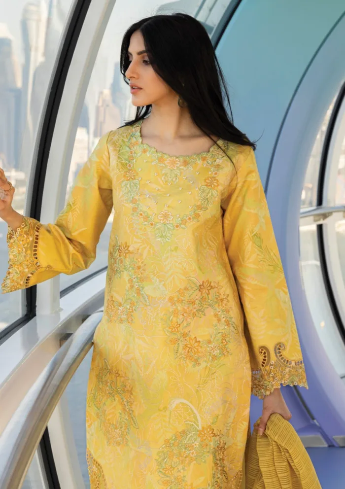 Rang Rasiya Summer Edit 25 RRC 03 Liana Carnation Luxury Lawn Collection - Image 2