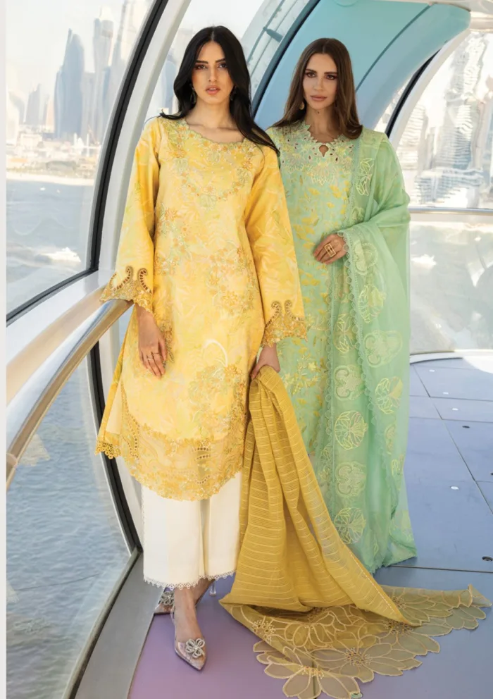 Rang Rasiya Summer Edit 25 RRC 03 Liana Carnation Luxury Lawn Collection - Image 3