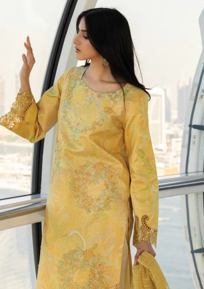 Rang Rasiya Summer Edit 25 RRC 03 Liana Carnation Luxury Lawn Collection - Image 4
