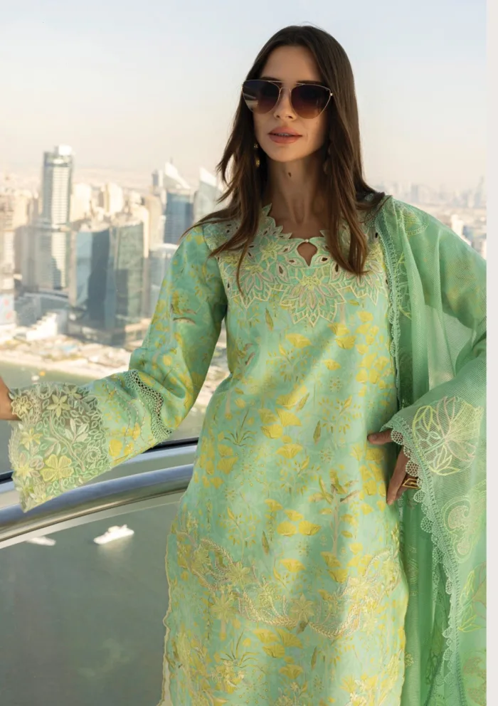 Rang Rasiya Summer Edit 25 RRC 06 Bella Carnation Luxury Lawn Collection - Image 3