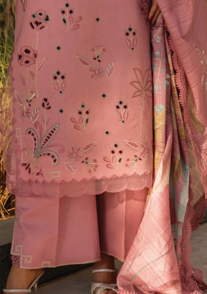 Rang Rasiya Summer Edit 25 RRC 09 Orchid Carnation Luxury Lawn Collection - Image 4