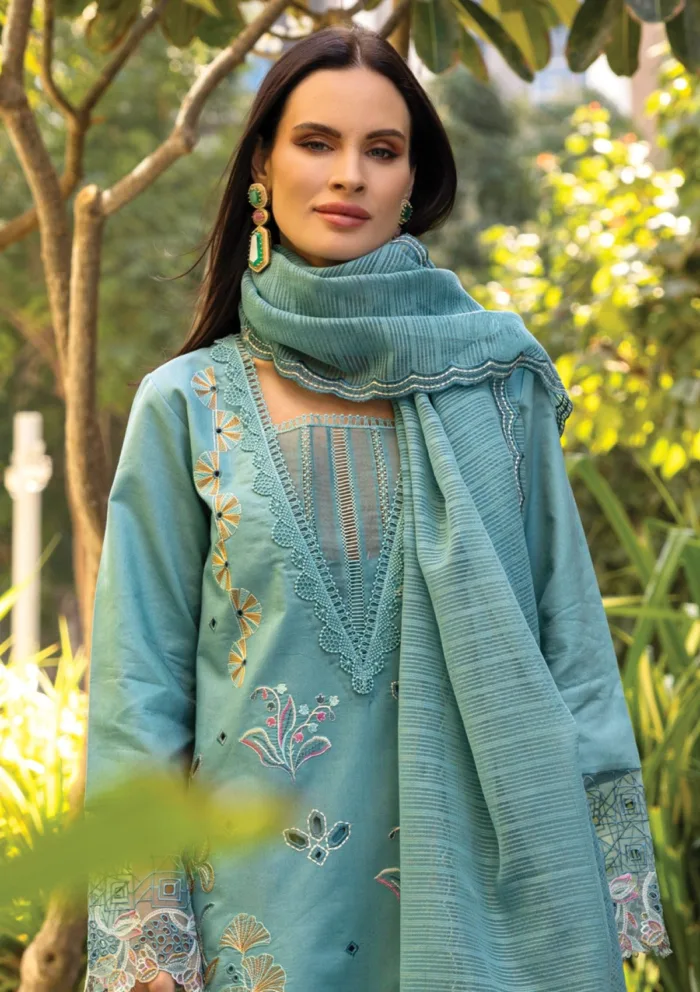 Rang Rasiya Summer Edit 25 RRC 14 Ariana Carnation Luxury Lawn Collection - Image 2