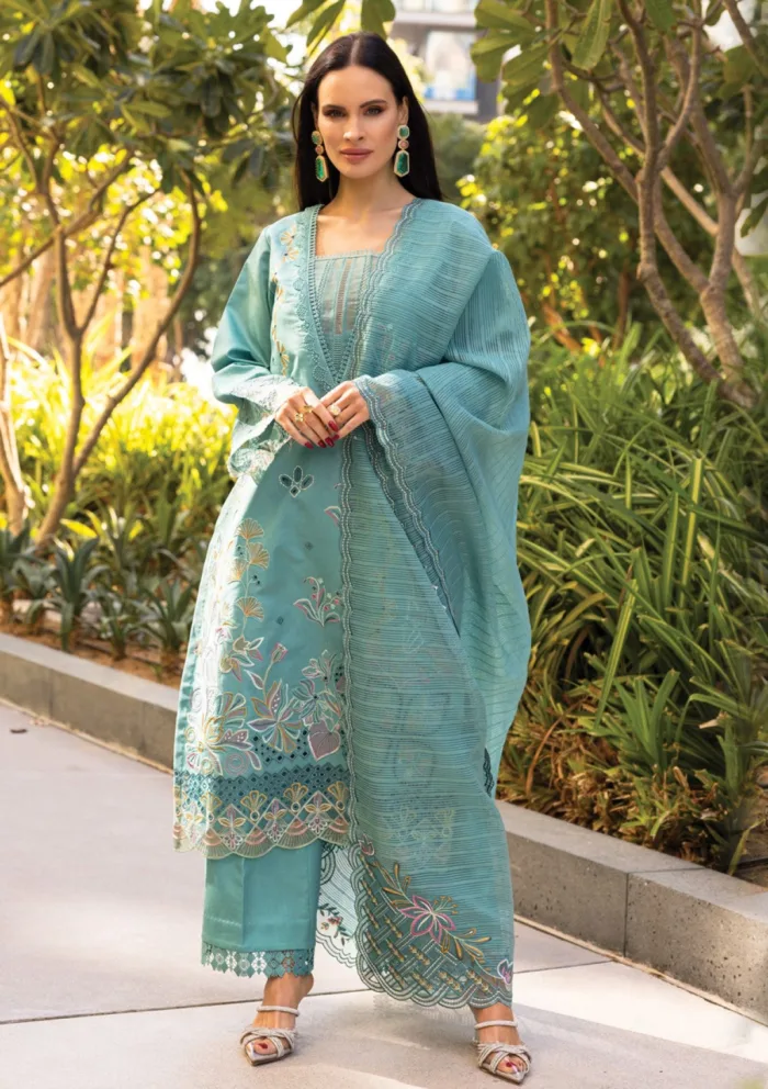 Rang Rasiya Summer Edit 25 RRC 14 Ariana Carnation Luxury Lawn Collection - Image 4