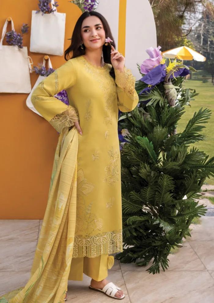 Rang Rasiya Summer Edit 25 RRF 07 MEHARMAH Florence Luxury Lawn Collection - Image 4