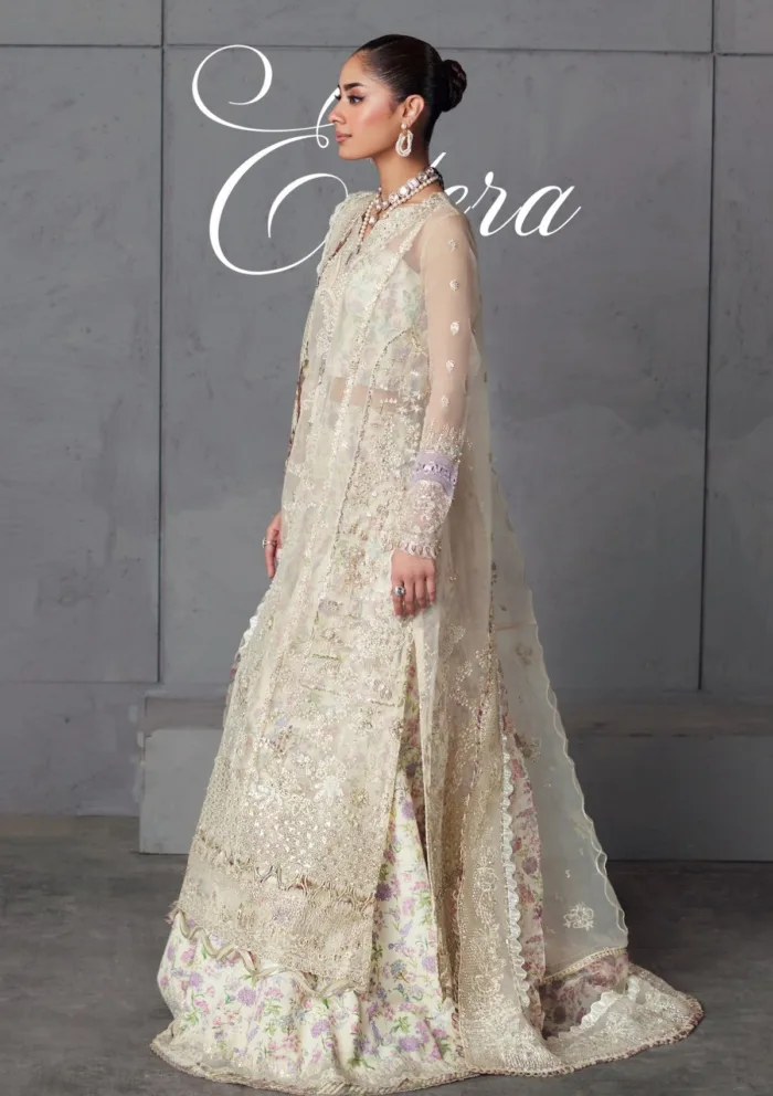 Republic Womenswear D 5 Edera Pieno De Verde Luxury Lawn Collection - Image 4