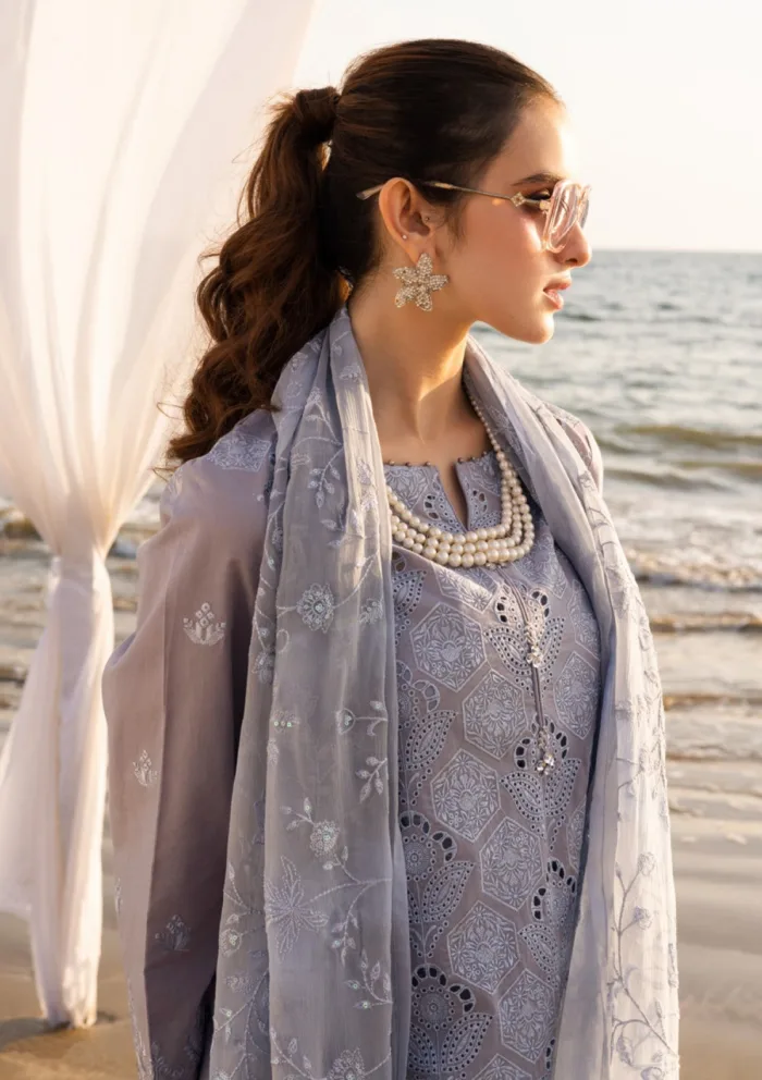 Riaz Arts RT25 431 Tehzeeb Chikankari Luxury Lawn Collection - Image 3